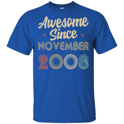 Awesome Since November 2008 Vintage 14th Birthday Gifts T-Shirt & Hoodie | Teecentury.com