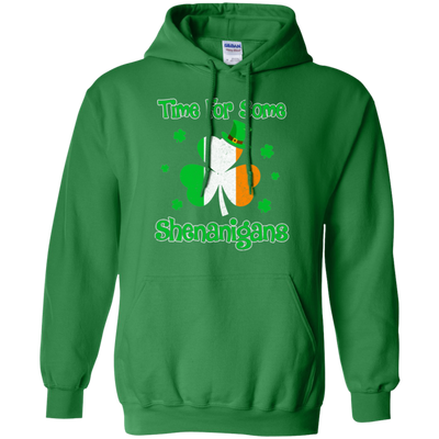 St. Patrick's Time For Some Shenanigans Funny Party T-Shirt & Hoodie | Teecentury.com