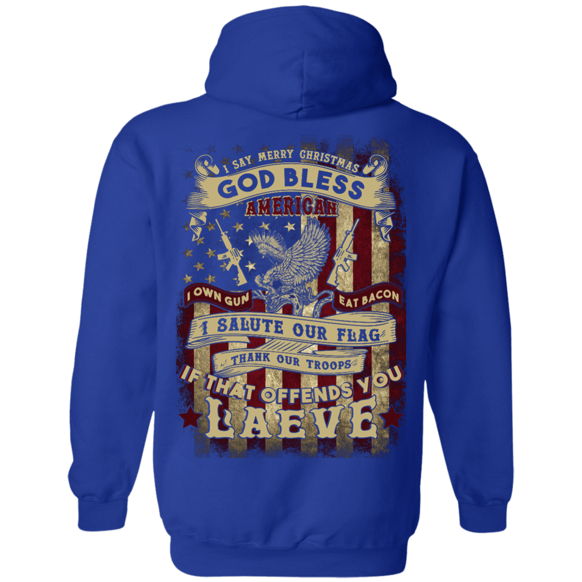 I Say Merry Christmas God Bless America Christmas T-Shirt & Hoodie | Teecentury.com