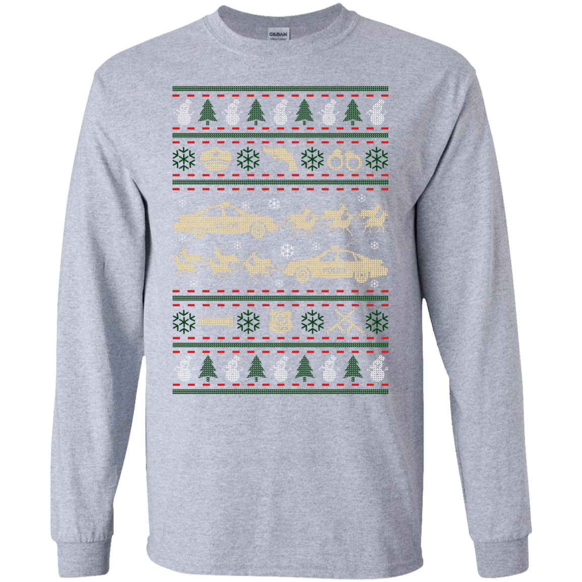 Police Christmas Ugly Sweater T-Shirt & Hoodie | Teecentury.com