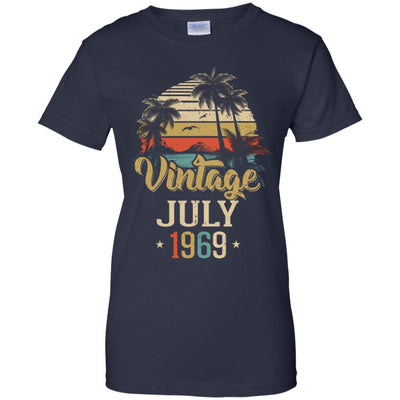 Retro Classic Vintage July 1969 53th Birthday Gift T-Shirt & Hoodie | Teecentury.com