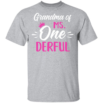 Grandma Of Ms Onederful 1st Birthday Party Costumes Gifts T-Shirt & Hoodie | Teecentury.com