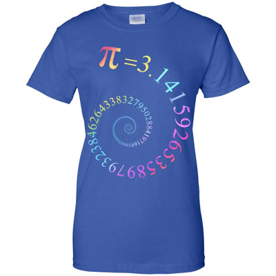 Pi Spiral Galaxy Color Math Pi Day T-Shirt & Hoodie | Teecentury.com