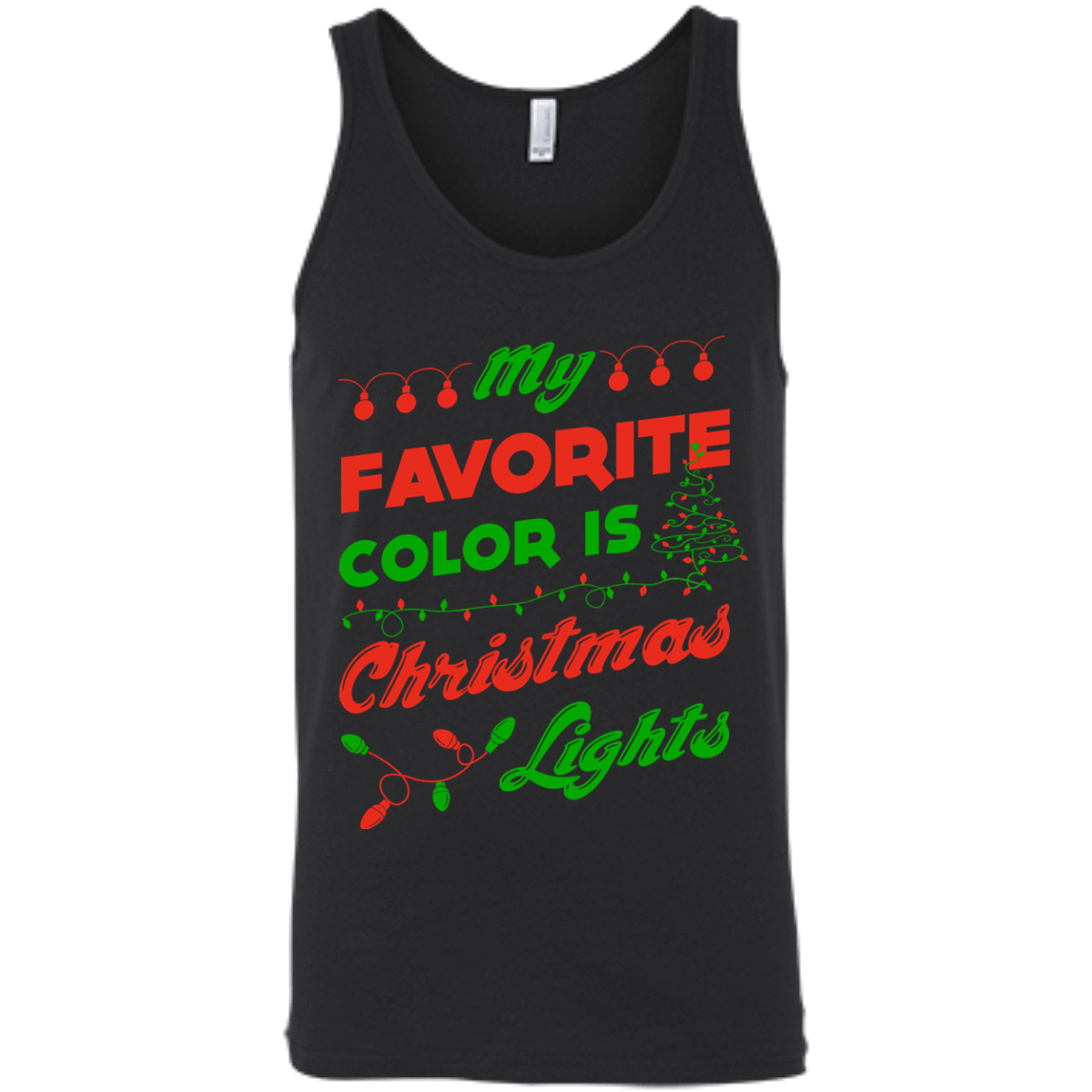 My favorite color is Christmas light T-Shirt & Hoodie | Teecentury.com