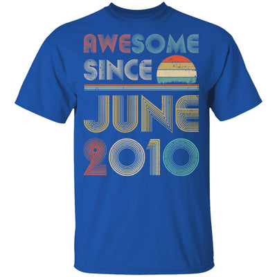 Awesome Since June 2010 Vintage 12th Birthday Gifts Youth Youth Shirt | Teecentury.com