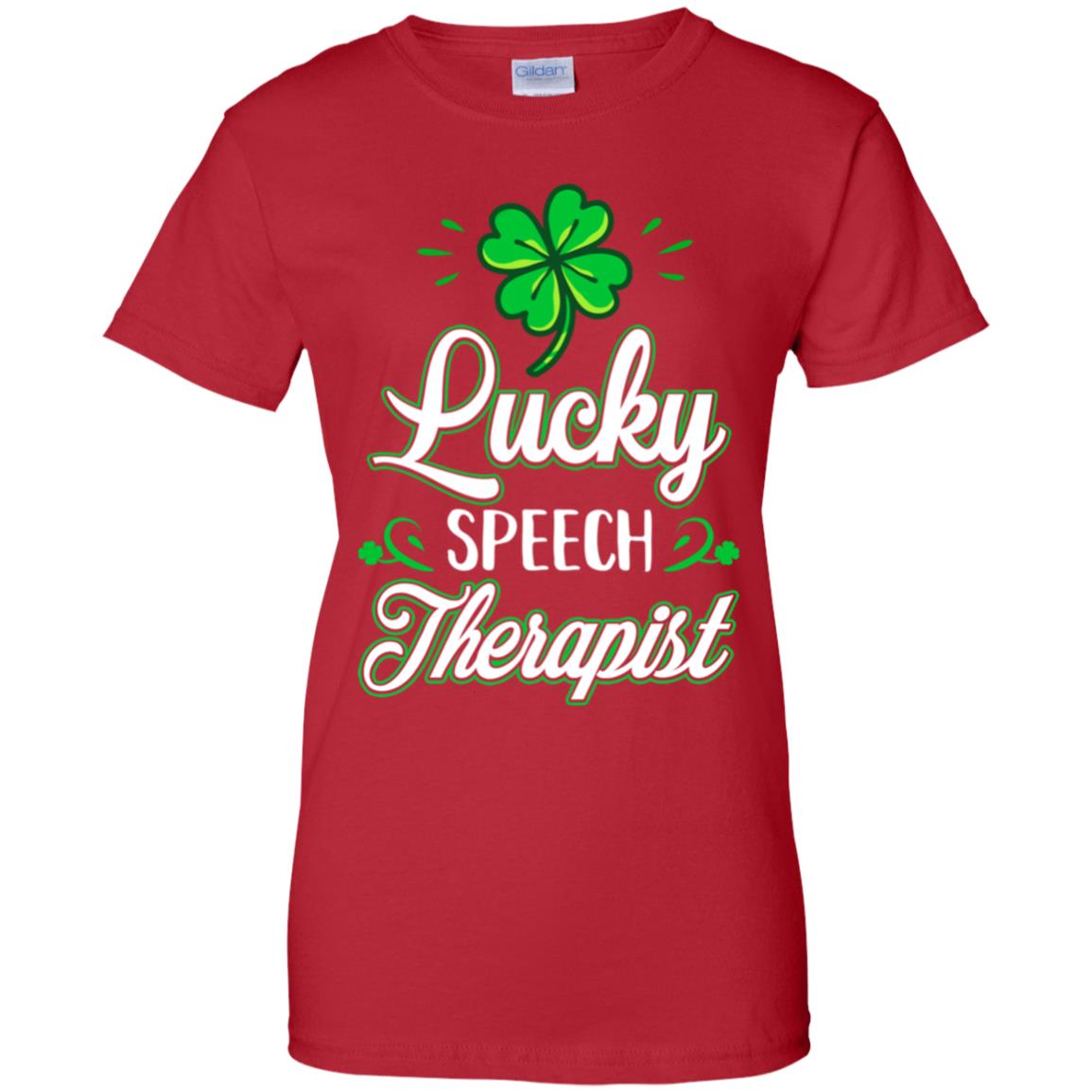 Lucky Speech Therapist St Patricks Day School Teacher T-Shirt & Hoodie | Teecentury.com