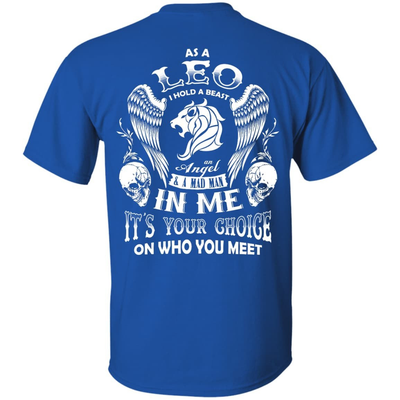 As A Leo I Hold A Beast An Angel A Madman In Me T-Shirt & Hoodie | Teecentury.com