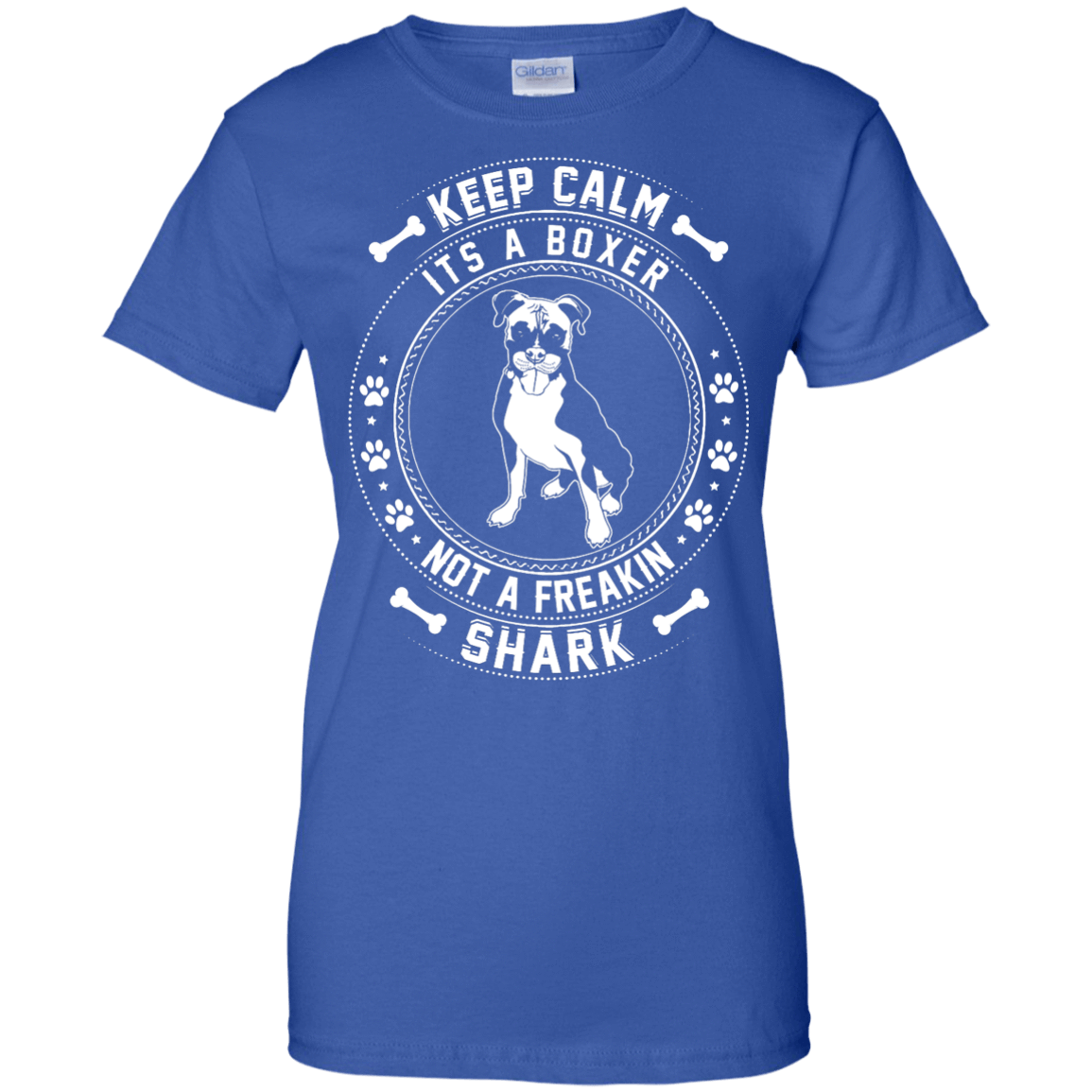 Keep Calm It's A Boxer Not A Freaking Shark T-Shirt & Hoodie | Teecentury.com