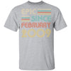 Epic Since February 2009 Vintage 13th Birthday Gifts Youth Youth Shirt | Teecentury.com