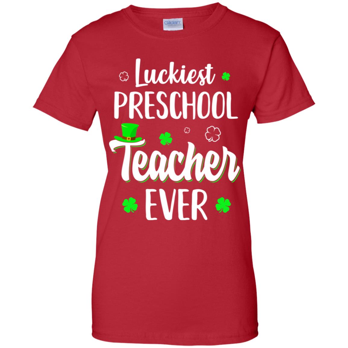 Luckiest Preschool Teacher Ever Irish St Patricks Day T-Shirt & Hoodie | Teecentury.com