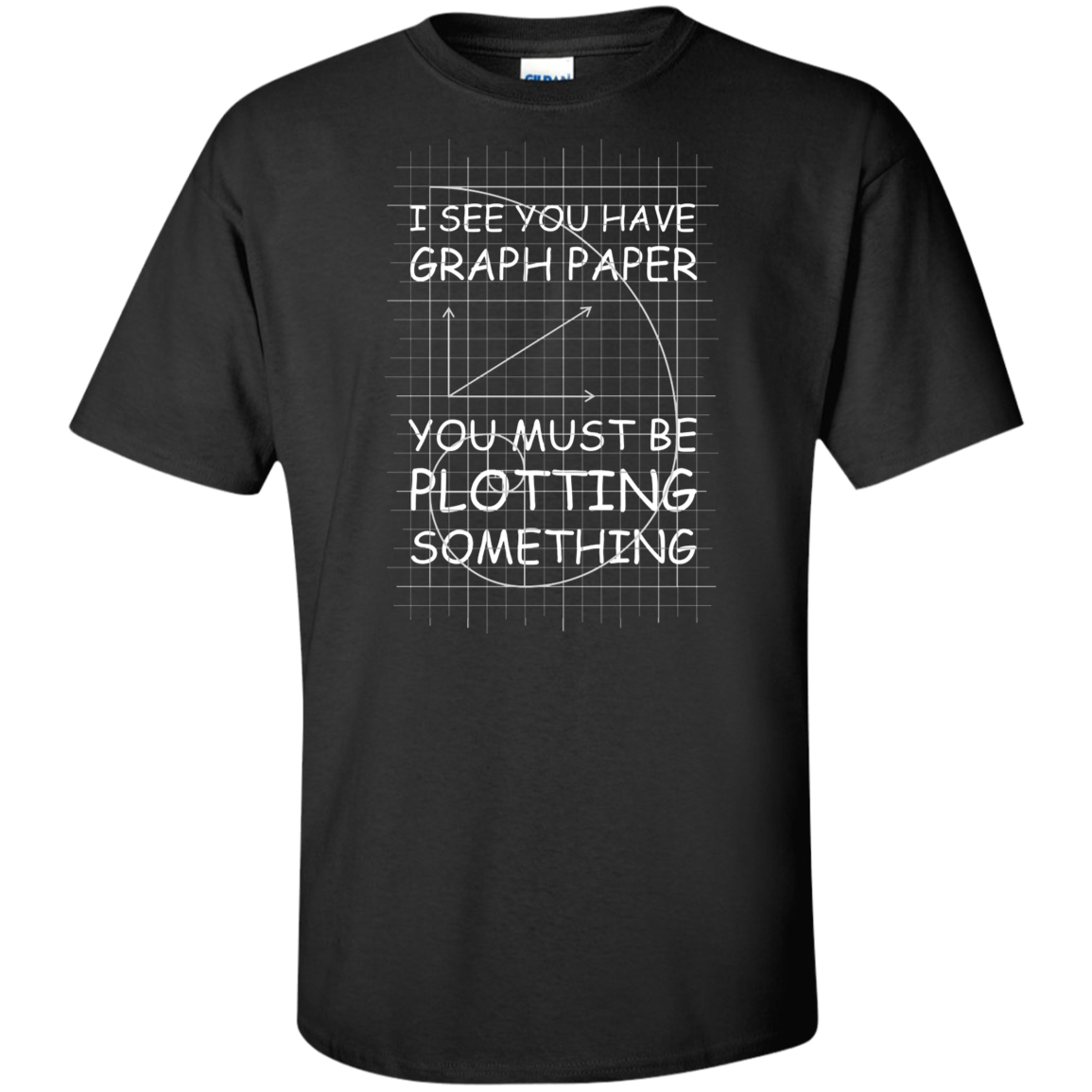 I See You Have Graph Paper Tall Style T-Shirt & Hoodie | Teecentury.com