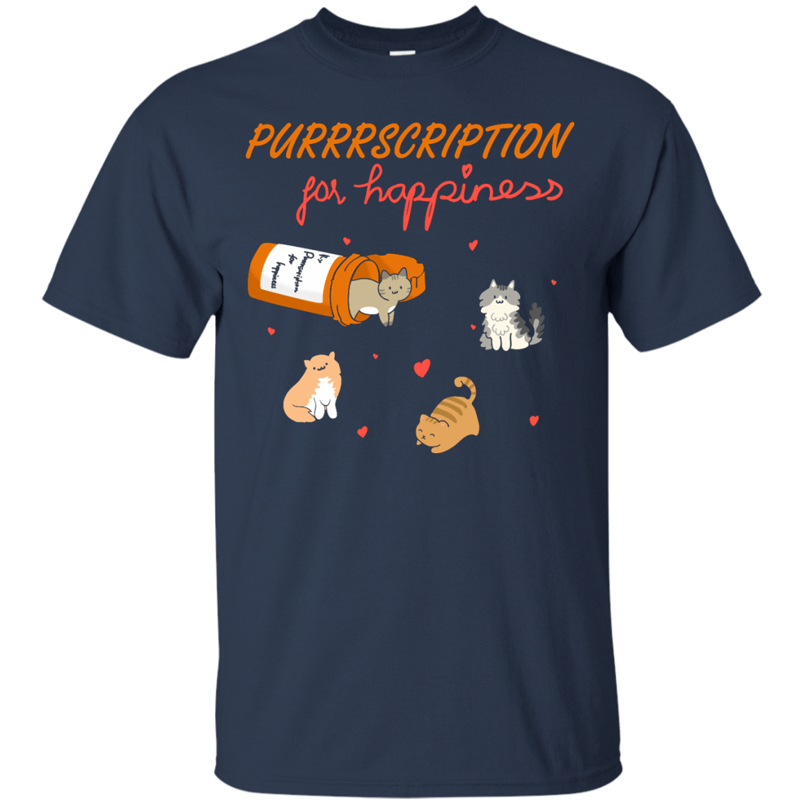 Purrrscription For Happiness T-Shirt & Hoodie | Teecentury.com