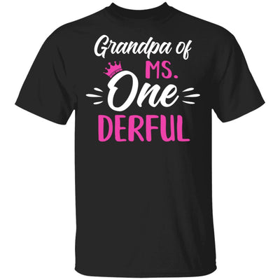 Grandpa Of Ms Onederful 1st Birthday Party Costumes Gifts T-Shirt & Hoodie | Teecentury.com