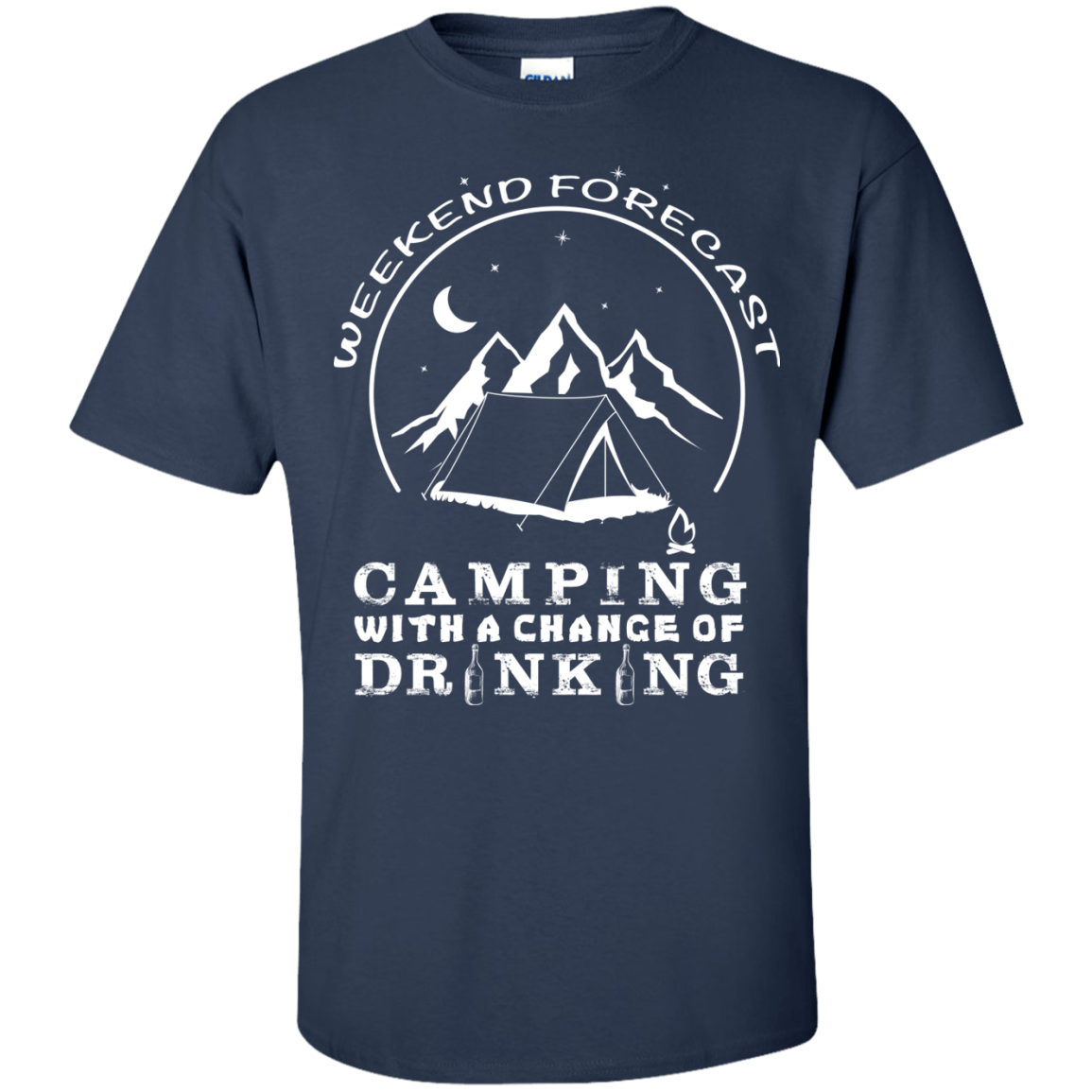 Weekend Forecast Camping T-Shirt & Hoodie | Teecentury.com