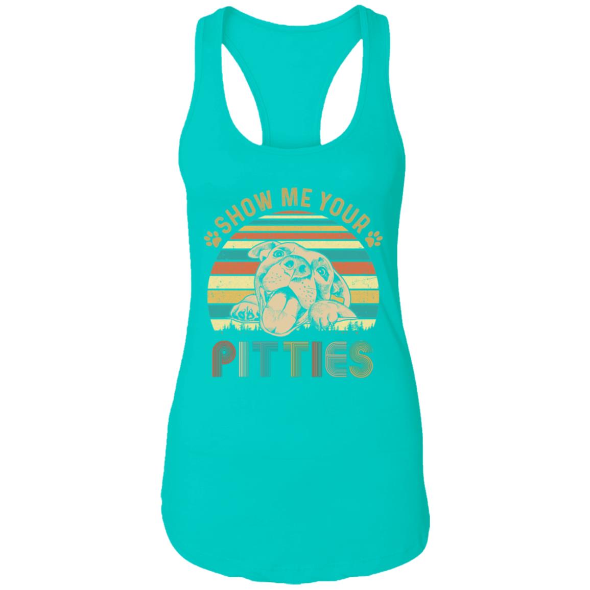 Show Me Your Pitties Retro Vintage Pitbull Lover Gift T-Shirt & Tank Top | Teecentury.com