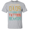 Vintage Funny Awesome Dads Have Tattoos And Beards T-Shirt & Hoodie | Teecentury.com