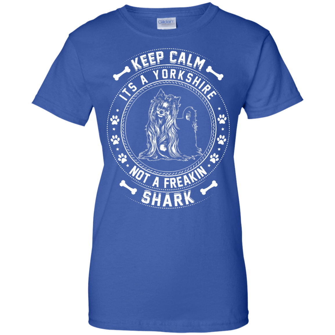 Keep Calm It's A Yorkshire Terrier Not A Freaking Shark T-Shirt & Hoodie | Teecentury.com