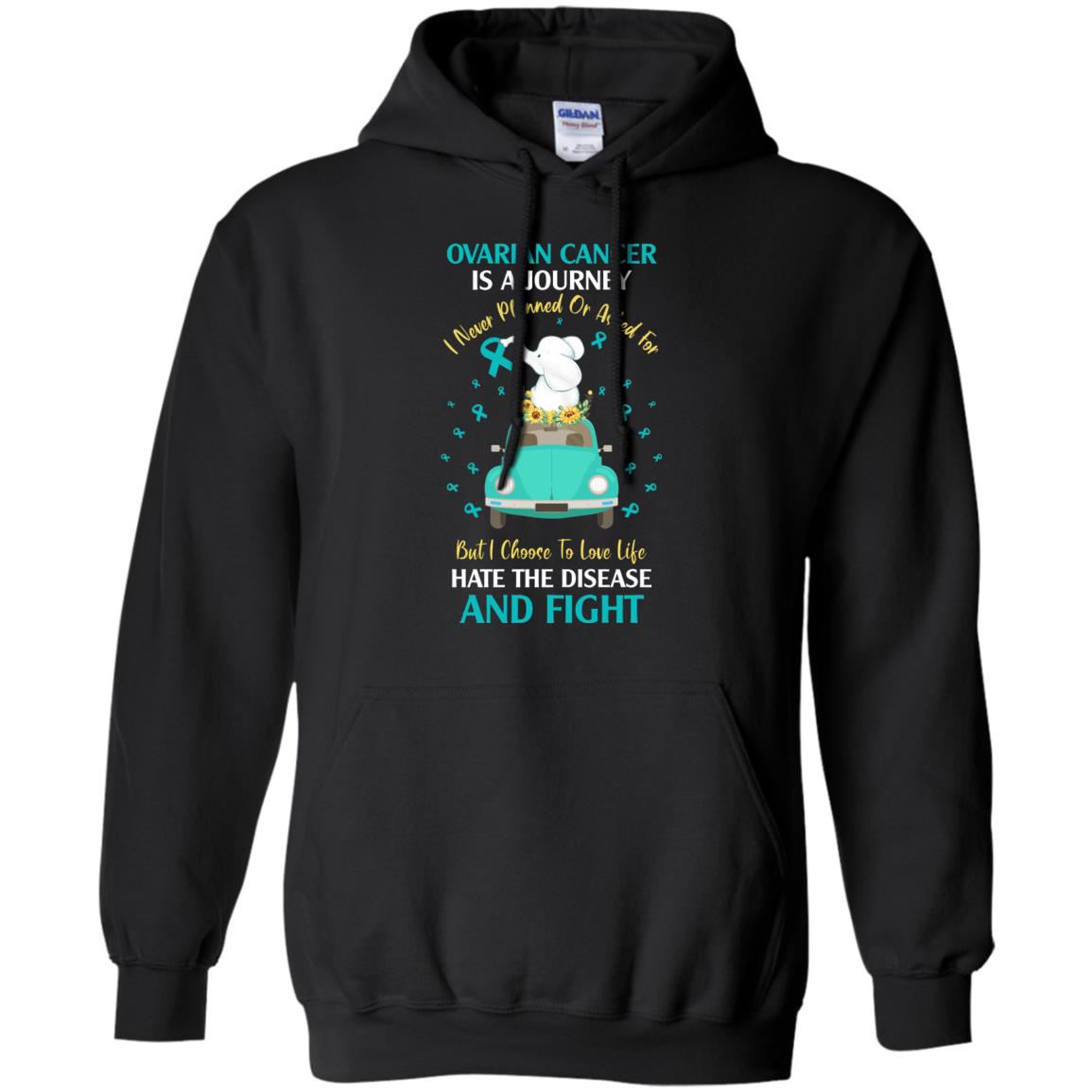 Ovarian Cancer Awareness Is A Journey T-Shirt & Hoodie | Teecentury.com