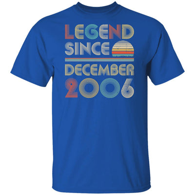 Legend Since December 2006 Vintage 16th Birthday Gifts T-Shirt & Hoodie | Teecentury.com