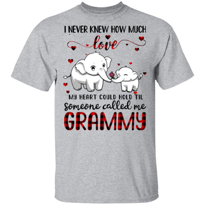 Someone Called Me Grammy Elephant Red Plaid Mother's Day T-Shirt & Hoodie | Teecentury.com