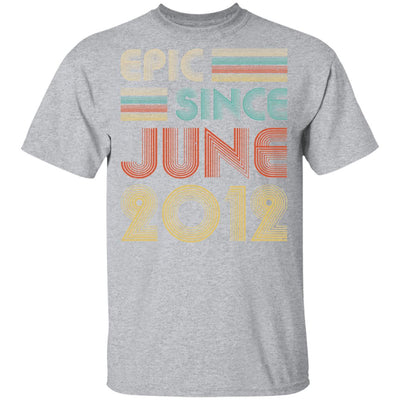 Epic Since June 2012 Vintage 10th Birthday Gifts Youth Youth Shirt | Teecentury.com