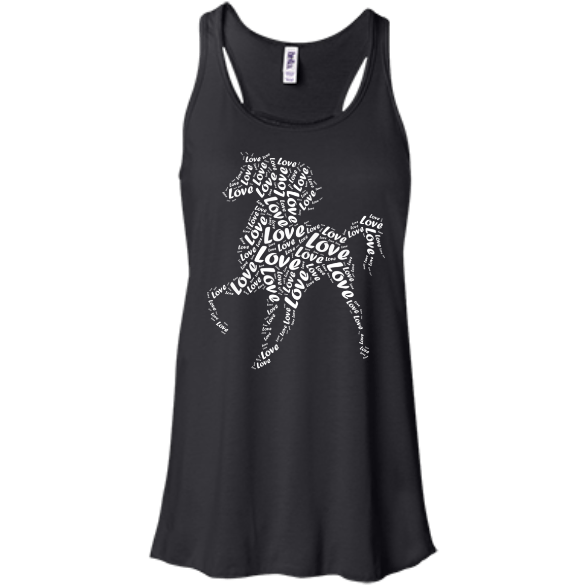 I Love Horse T-Shirt Word Graphic Tee T-Shirt & Hoodie | Teecentury.com