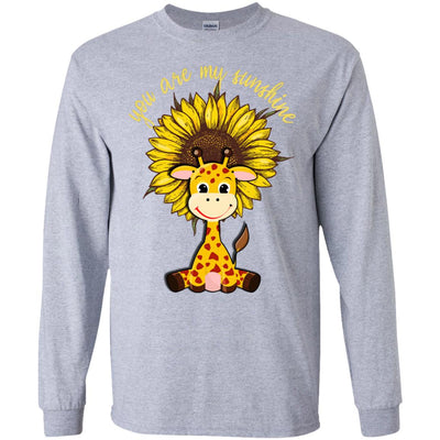 You Are My Little Sunshine Sunflower Giraffe T-Shirt & Hoodie | Teecentury.com
