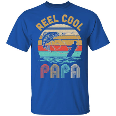 Vintage Reel Cool Papa Fish Fishing Father's Day Gift T-Shirt & Hoodie | Teecentury.com