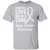 Someone I Love Needs Cure Lung Cancer Awareness Warrior T-Shirt & Hoodie | Teecentury.com