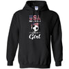 Usa Proud To Play Like A Girl Soccer Football T-Shirt & Tank Top | Teecentury.com