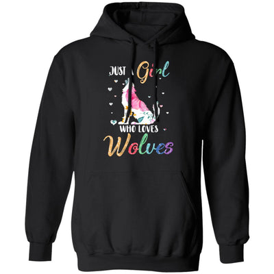 Just A Girl Who Loves Wolves Cute Wolve Lover T-Shirt & Hoodie | Teecentury.com