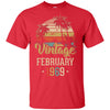 Retro Classic Vintage February 1969 53th Birthday Gift T-Shirt & Hoodie | Teecentury.com