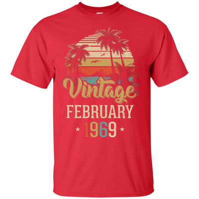 Retro Classic Vintage February 1969 53th Birthday Gift T-Shirt & Hoodie | Teecentury.com