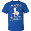 Just A Girl Who Loves Llamas Cute Llama Lover T-Shirt & Hoodie | Teecentury.com