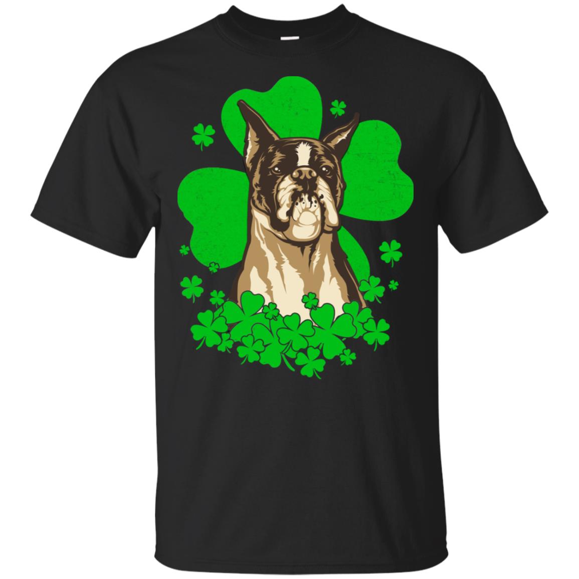 Boxer St. Patrick's Day Clovers T-Shirt & Hoodie | Teecentury.com