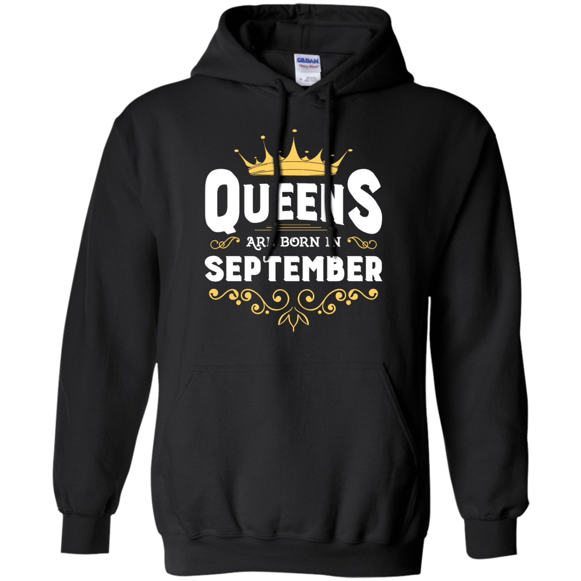 Queens Are Born In September T-Shirt & Hoodie | Teecentury.com