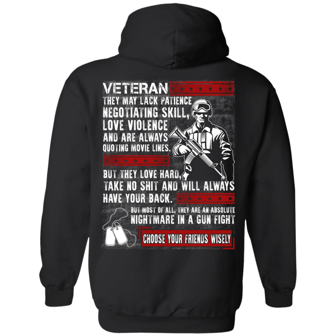 Veteran They May Lack Patience T-Shirt & Hoodie | Teecentury.com