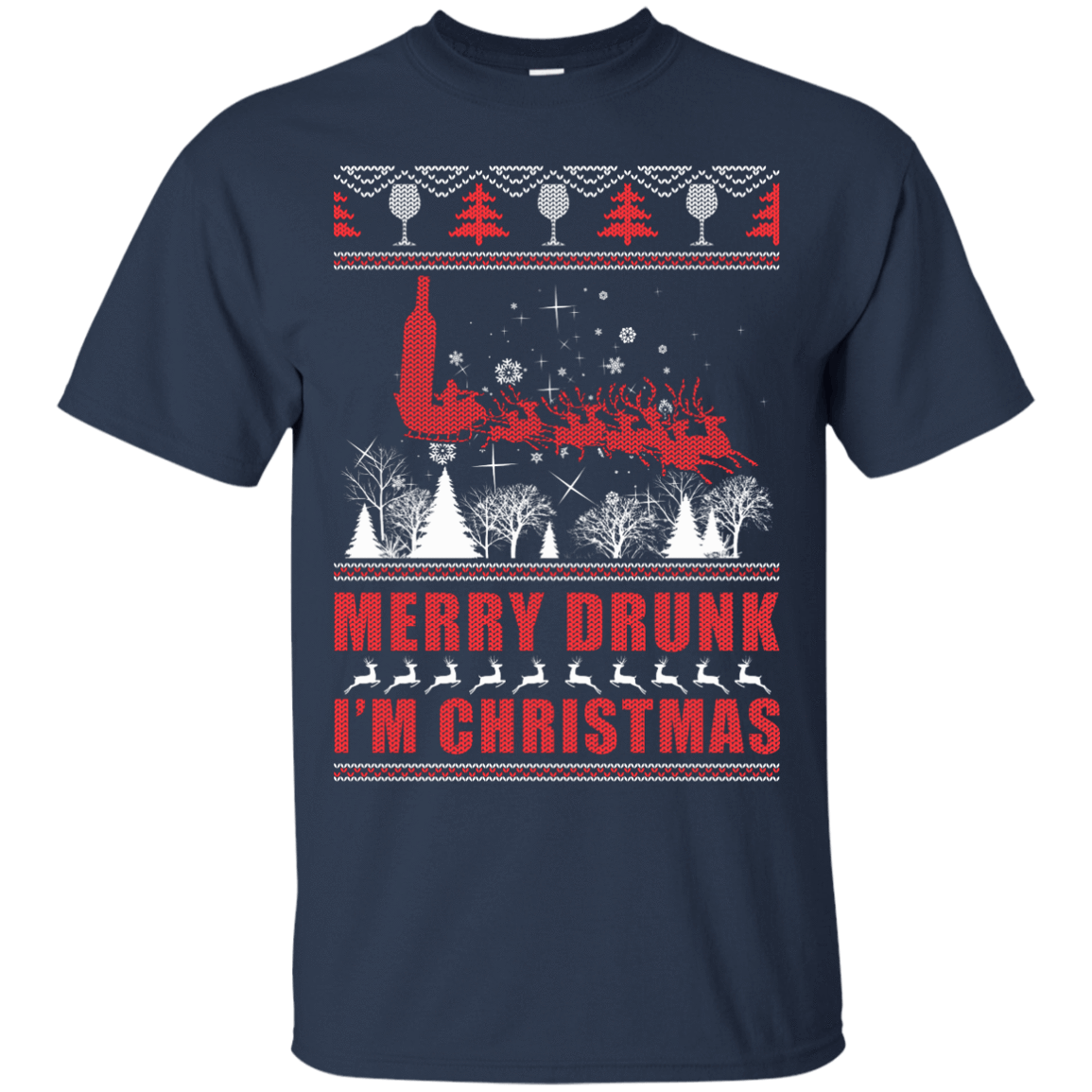Merry Drunk I'm Christmas T-Shirt & Hoodie | Teecentury.com