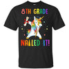 Dabbing 8th Grade Unicorn Nailed It Graduation Class Of 2022 Youth Youth Shirt | Teecentury.com