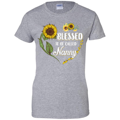 Blessed To Be Called Nanny Sunflower Mothers Day Gift T-Shirt & Tank Top | Teecentury.com