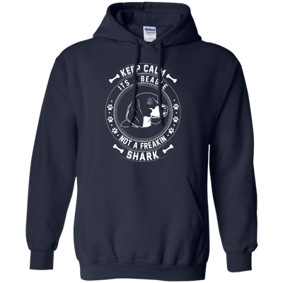 Keep Calm It's A Beagle Not A Freaking Shark T-Shirt & Hoodie | Teecentury.com