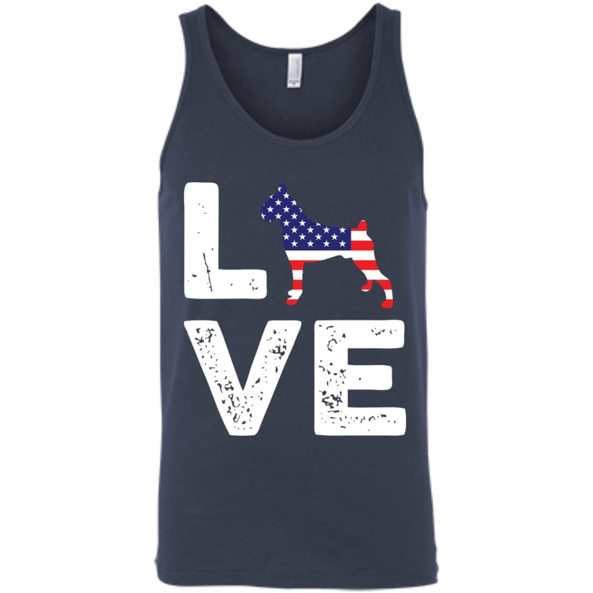 American Flag Dog Boxer Love T-Shirt & Hoodie | Teecentury.com