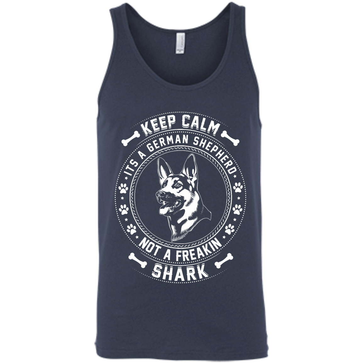 Keep Calm It's A German Shepherd Not A Freaking Shark T-Shirt & Hoodie | Teecentury.com