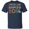 Awesome Since 2014 8th Birthday Gifts Youth Youth Shirt | Teecentury.com