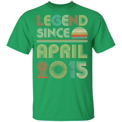 Legend Since April 2015 Vintage 7th Birthday Gifts Youth Youth Shirt | Teecentury.com