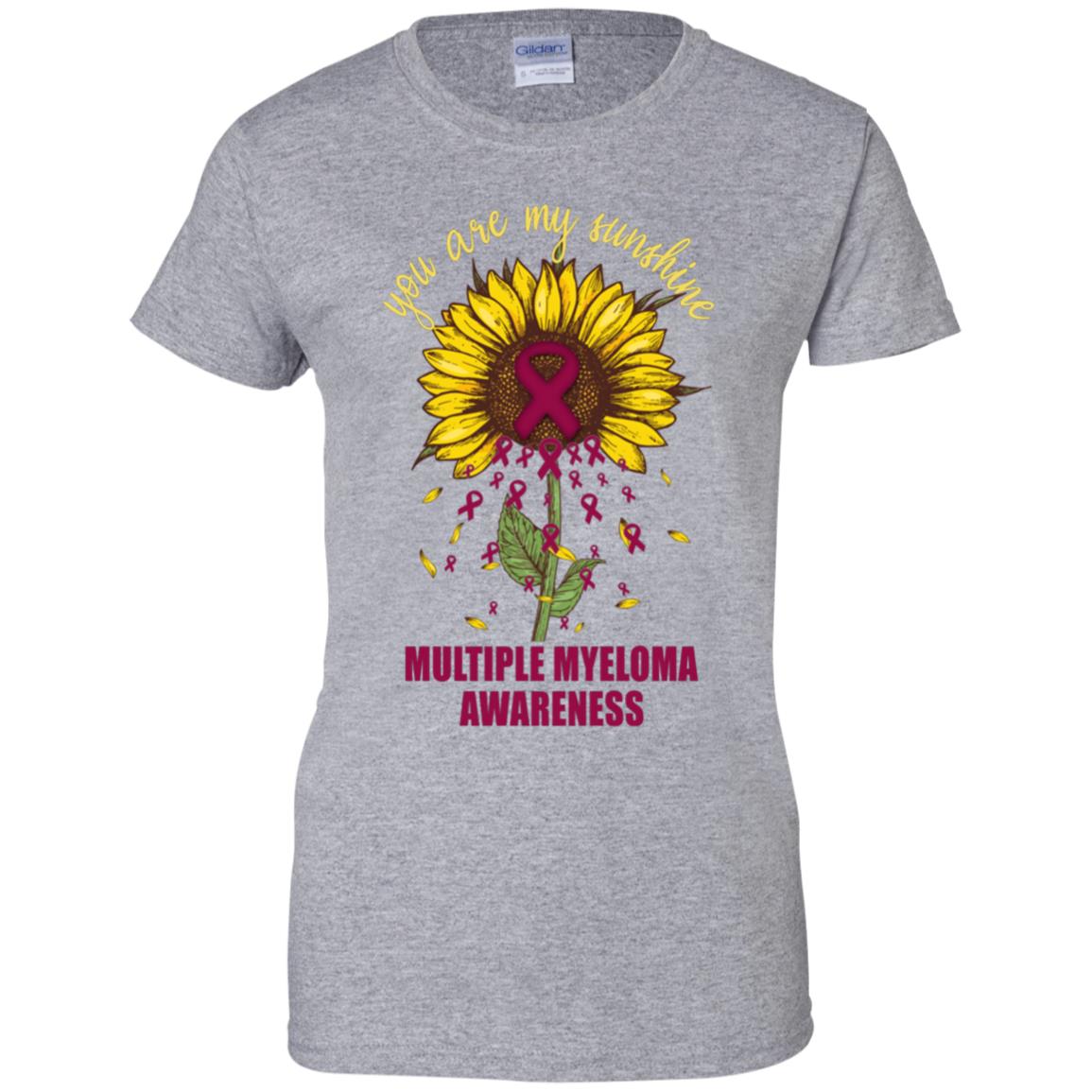 You Are My Sunshine Multiple Myeloma Awareness T-Shirt & Hoodie | Teecentury.com