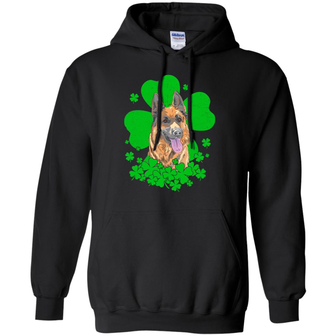 German Shepherd St. Patrick's Day Clovers T-Shirt & Hoodie | Teecentury.com