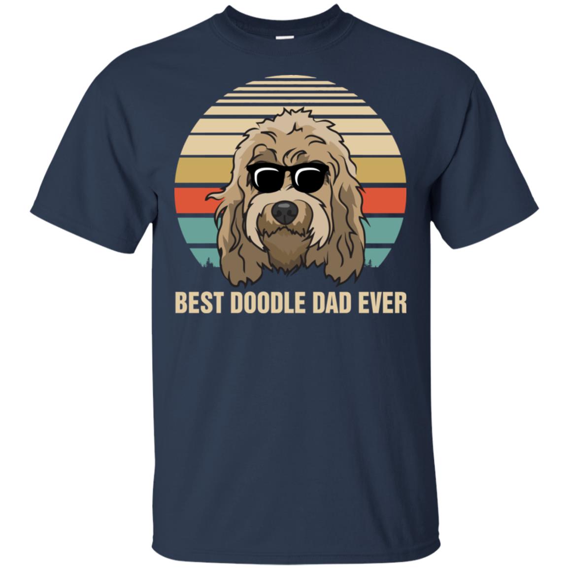 Vintage Doodle Dad Gifts Best Doodle Dad Ever T-Shirt & Hoodie | Teecentury.com