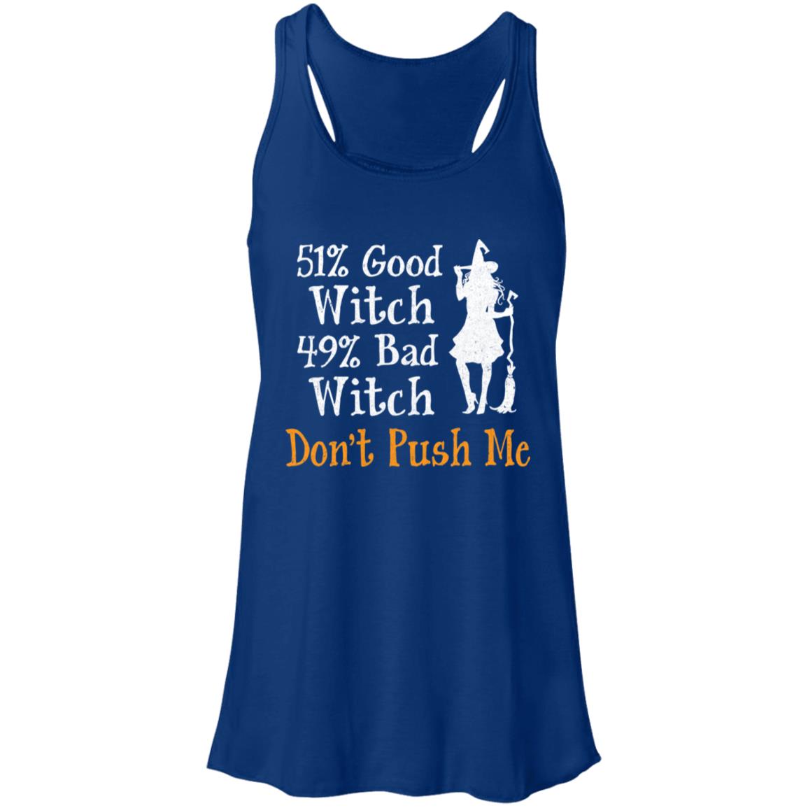 51% Good Witch 49% Bad Witch Halloween Costume Gift T-Shirt & Tank Top | Teecentury.com