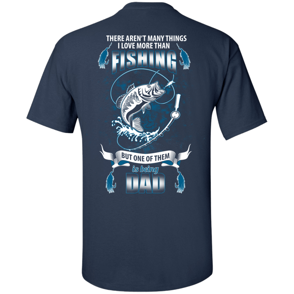 I Love More Than Bass Fishing Dad Shirt' Men's Premium T-Shirt